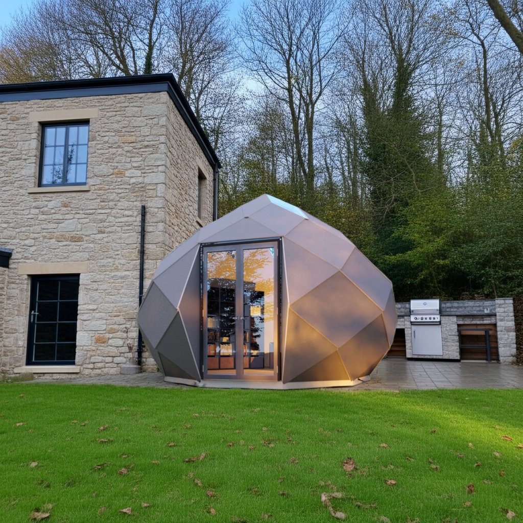 Patio Elegance Zomes Pod – 120 sq ft Eco-Friendly Outdoor Office Pod